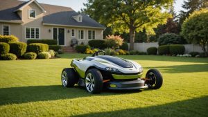Sunseeker Robot Mower Cuts Football Fields Wire-Free