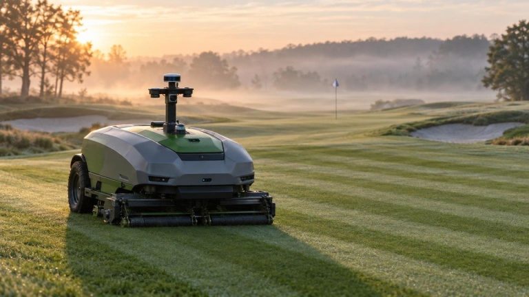 Laifeng Robotics Raises Angel Round to Take Its One-Ton Boulder F1 Golf Fairway Mower Overseas